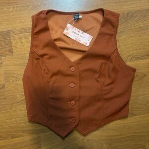 SHEIN Mod Button Up Vest
